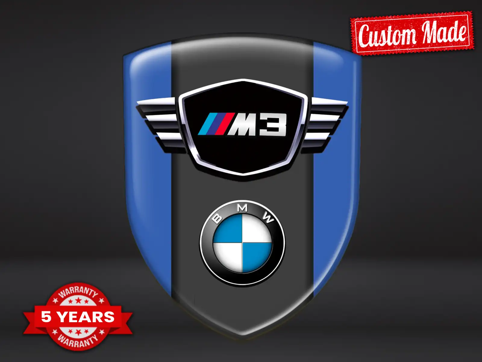 BMW Stoßsticker Druck Edition Stern Professionell